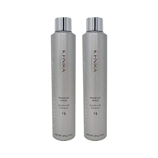 Bundle-2 Items : Kenra Platinum Working Spray #14, 80% VOC, 10 Oz (Pack of 2)