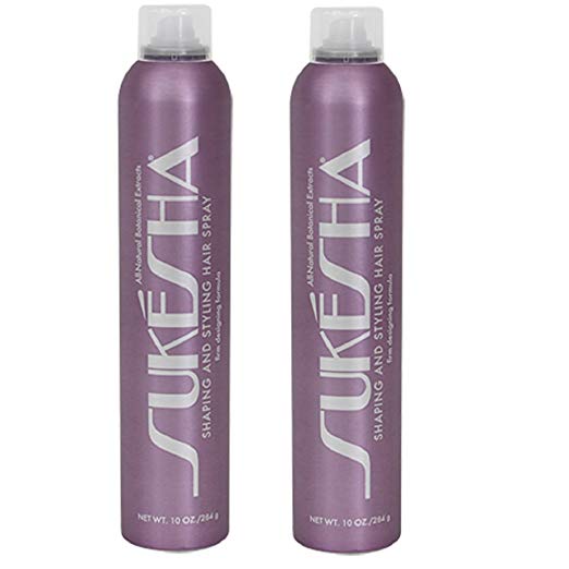 Sukesha Shaping and Styling Hair Spray Duo Set 10 oz.