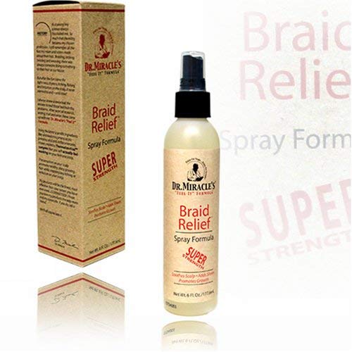 Dr. Miracle's Braid Relief Spray, Super Formula, 6 Ounce