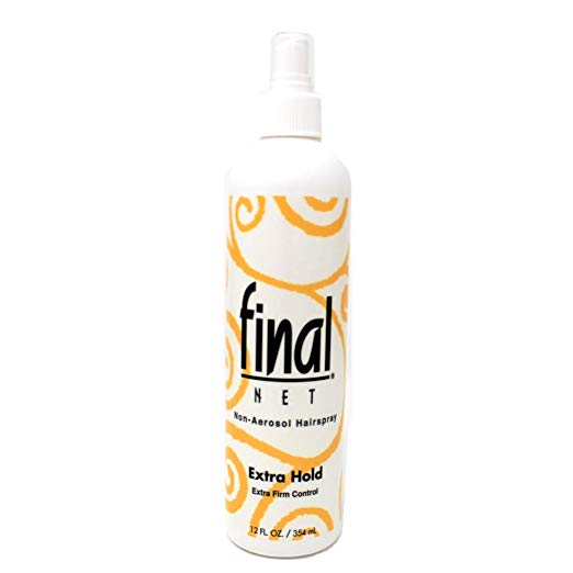 Final Net Non-Aerosol Hairspray Extra Hold Extra Firm Control, 12 Ounces (Value Pack of 7)