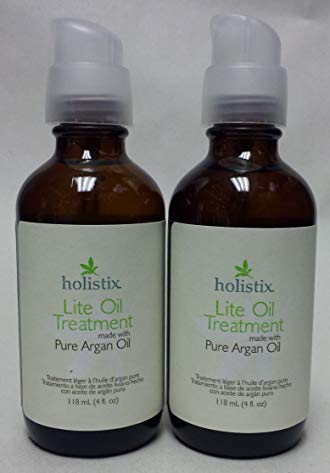 Holistix Lite Oil Treatment with Pure Argan Oil 4 Oz. Set of 2