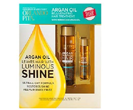 Orlando Pita Argan Oil 4.5 Oz Bottle and 1.0 Oz Travel Bottle