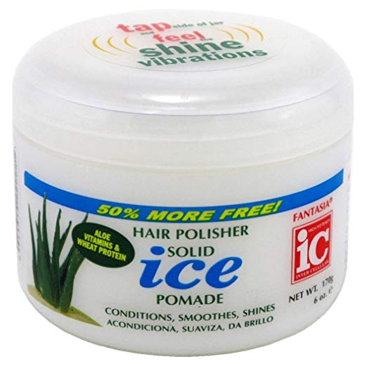 Fantasia Ic Hair Polisher Solid Ice Pomade 6 Ounce (177ml) (6 Pack)