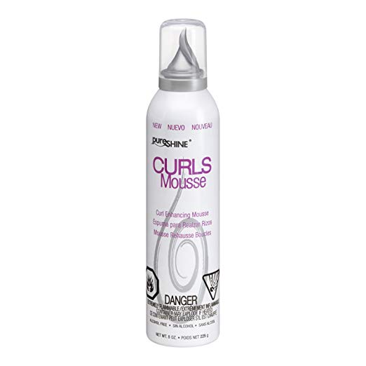 Pure Shine Curls Mousse, 8 Ounce