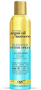 OGX Argan Oil of Morocco Elevated Finish Spray 8.5 oz (Pack of 4)