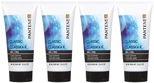 Pantene Pro-V Classic Total Control Gel, Travel Size, 1.2 oz, 4 pk