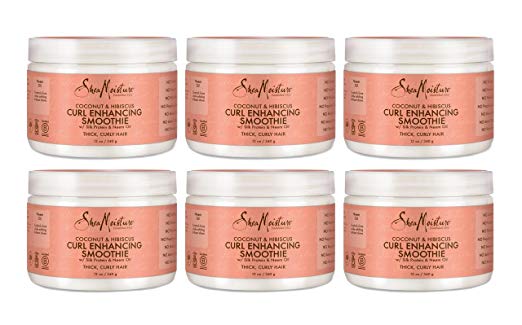 SheaMoisture Coconut and Hibiscus Curl Enhancing Smoothie (12 Oz (Pack of 6))