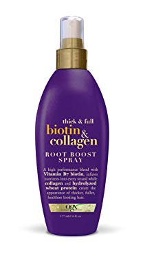 OGX Thick and Full Biotin and Collagen Root Boost Hair Spray, 6 Ounce