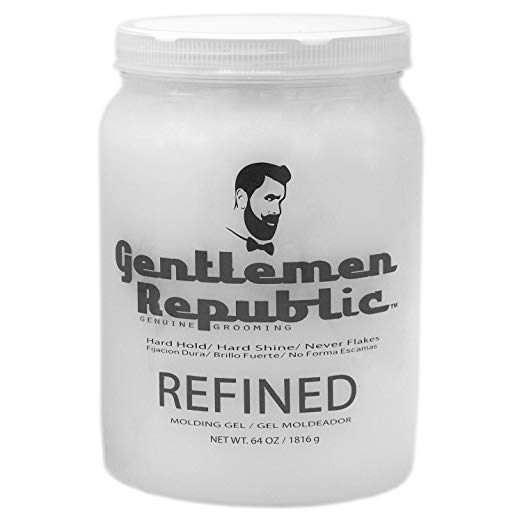 Gentlemen Republic Refined Hard Hold Gel 64oz