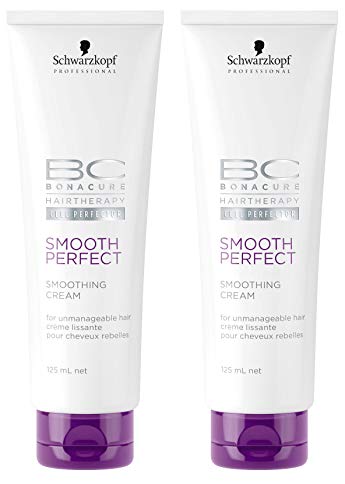 BC Bonacure SMOOTH PERFECT Smoothing Cream, 4.23-Ounce (2-Pack)