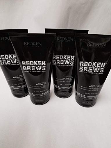 Redken Grip Tight Holding Gel for Men Medium Control 5oz (4 Pack)