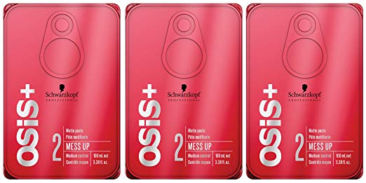 OSiS+ MESS UP Matte Paste, 3.38-Ounce (3-Pack)