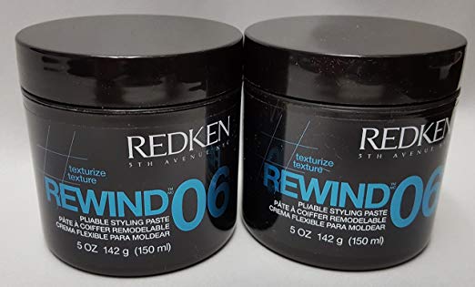 REDKEN by Redken REWIND 06 PLIABLE STYLING PASTE 5 OZ (PACKAGING MAY VARY) (Package of 2 )