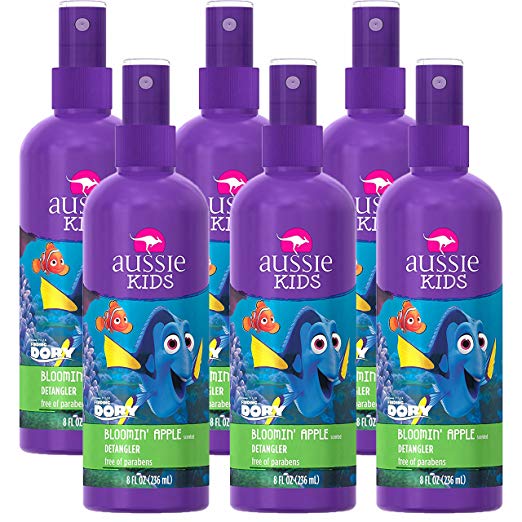 Aussie Kids Detangler, Bloomin' Apple Scented, 8 Ounce, (Pack of 6)