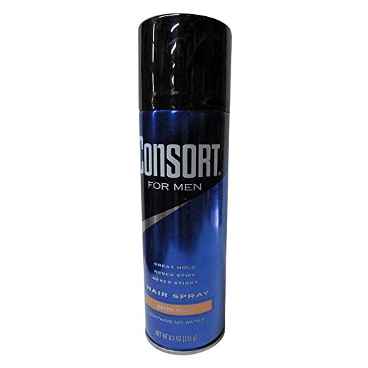 Consort For Men Hair Spray, Extra Hold 8.30 oz (Pack of 6)