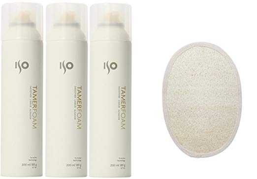 Iso Tamer Foam 6.7Oz (3 Pack) with Medium Loofah Pad