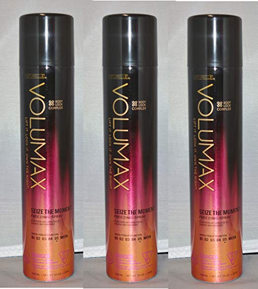 Volumax Naturelle Freezing Spray 14oz 80% VOC (3 pack)